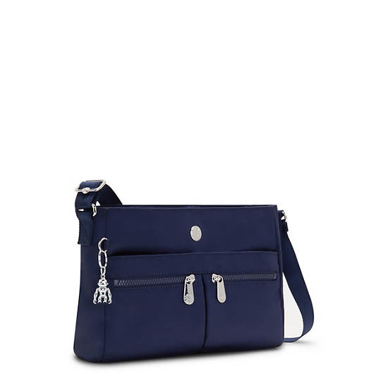 Kipling New Angie Crossbody Bag Kézitáska Kék | HU 1286SG